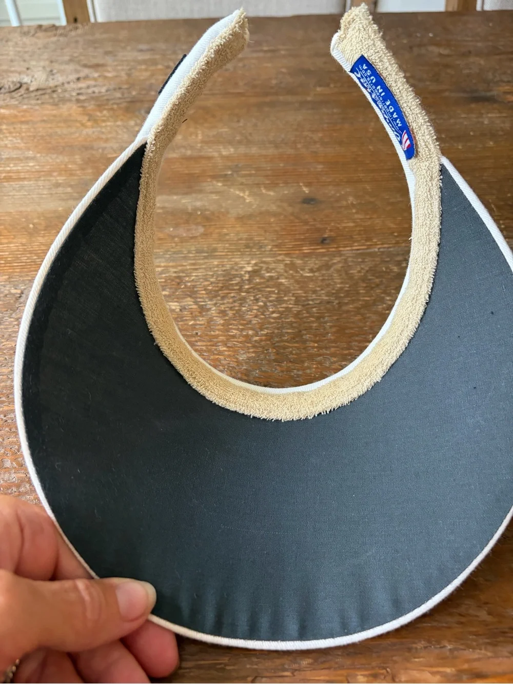 Congressional Embroidered White Visor Hat